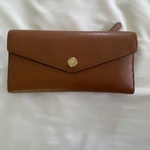 Michael Kors leather trifold wallet